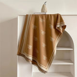 Nuvia Bee Pattern Winter Scarf