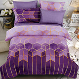Golden Cosmo Hive | 3pcs Duvet Cover Sets