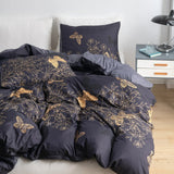 Valora Midnight Butterfly Duvet Cover | 3pcs Set