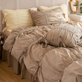Princess Amara Ruffled Lace Bedding | 4pcs Set