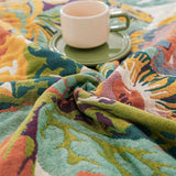 Sienna Floral Bloom Cotton Blanket