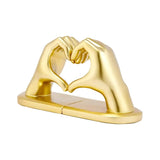 Amora Resin Love Gesture Bookends
