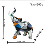 Luxury Abstract Elephant Figurine