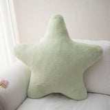 Cuddly Pastel Fluffy Star Cushion