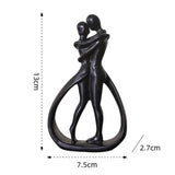 Embrace Resin Couple Sculpture