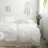 Princess Amara Ruffled Lace Bedding | 4pcs Set
