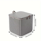 Houndstooth Collapsible Storage Box