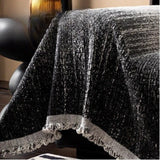 Neutral Tone Chenille Sofa Cover