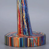 Female Thinker Colorful Art Sculpture