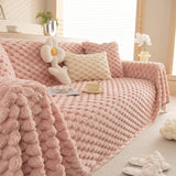 Tufted Rabbit Faux Sofa Cover