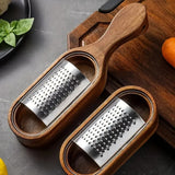 Wood Grip Cheese Grater