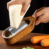 Wood Grip Cheese Grater