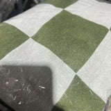 All-Season Checkered Picnic Blanket with Fringe