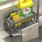 All-in-One Sponge Soap Cloth Self-Draining Rack