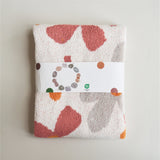 Alvian Floral Soft Knit Throw Blanket