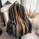 Artisan Boho Bloom Shawl Scarf