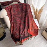 Artisan Boho Bloom Shawl Scarf