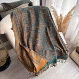 Artisan Boho Bloom Shawl Scarf