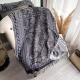 Artisan Boho Bloom Shawl Scarf