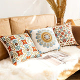 Aurae Embroidered Vintage Cushion Cover