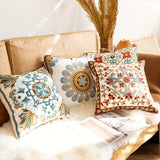Aurae Embroidered Vintage Cushion Cover