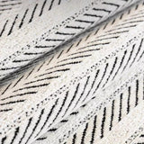 Aurivelle Herringbone Scallop Edge Sofa Cover