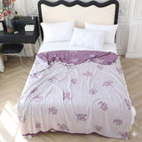Bamboo Fiber Rose Cooling Blanket