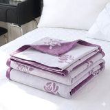 Bamboo Fiber Rose Cooling Blanket