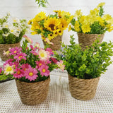 Bloom Ease Mini Artificial Potted Plant