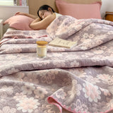 Reverie Floral Cotton Gauze Blanket
