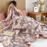 Reverie Floral Cotton Gauze Blanket