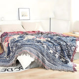 Bohemian Inspired Horse Print Blanket
