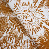 Peacock Blossom Boho Floral Tablecloth with Tassel