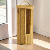 Porte-papier toilette en corde tressée