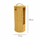 Porte-papier toilette en corde tressée