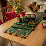 Tapestry Botanical Holiday Table Runner