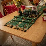 Tapestry Botanical Holiday Table Runner