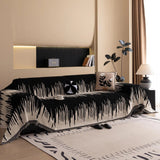 Brushstroke Vertical Pattern Chenille Sofa Cover