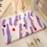Candy Color Clash Bath Mat