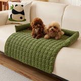 Canine Non-Slip Bolster Pet Quilted Bed