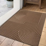 Curved Thread Line Door Mat