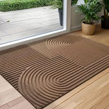 Curved Thread Line Door Mat