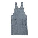 Casual Cotton Denim Pocket Apron