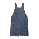 Casual Cotton Denim Pocket Apron