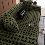 Cavalli Houndstooth Plush Sofa Cover