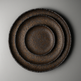 Hammer-Divot Inspired Industrial Plate Set