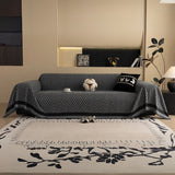 Chevron Herringbone Tassel Sofa Cover