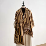 Chic Illusion Style Shawl Scarf