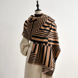 Chic Illusion Style Shawl Scarf