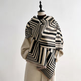 Chic Illusion Style Shawl Scarf